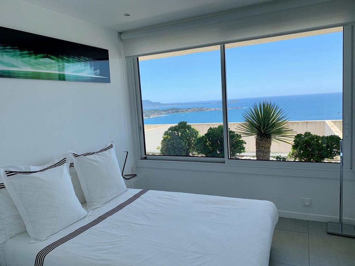Design Apartment - Pool, Large Terrace And Panoramic Views Of Mediterranean Bandol Exterior foto